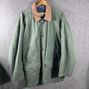 VTG Adirondack Savile Row Canvas Barn Chore Jacket Size Large Workwear